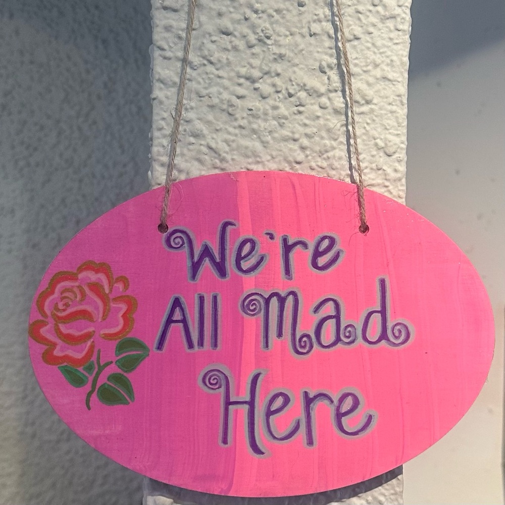 Hand Crafted Welcome Sign